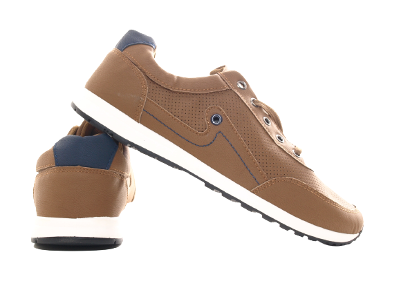 Herren Freizeit Sport Schuhe Turnschuhe Laufschuhe Sneaker Brown # 9065-8