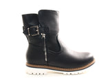 Damen Stiefeletten Boots Outdoor Winterboots warm gefüttert Black # 546