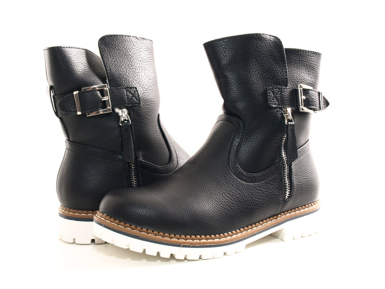Women's ankle boots outdoor winter boots warm lined black # 546