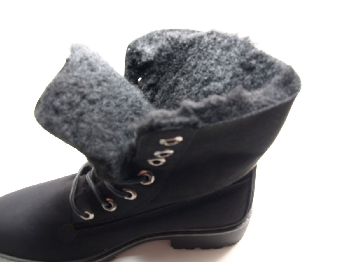 Women's ankle boots lace-up boots outdoor winter boots warm lined black # 2