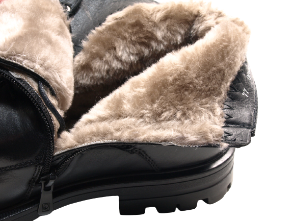 Herren Winter Stiefeletten Boots warm gefüttert Black # 608
