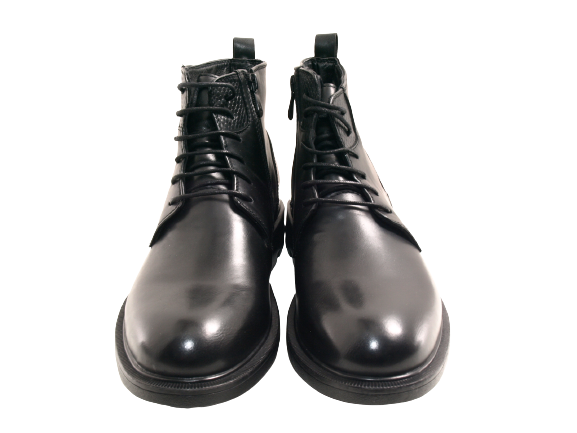 Herren Winter Stiefeletten Boots warm gefüttert Black # 608