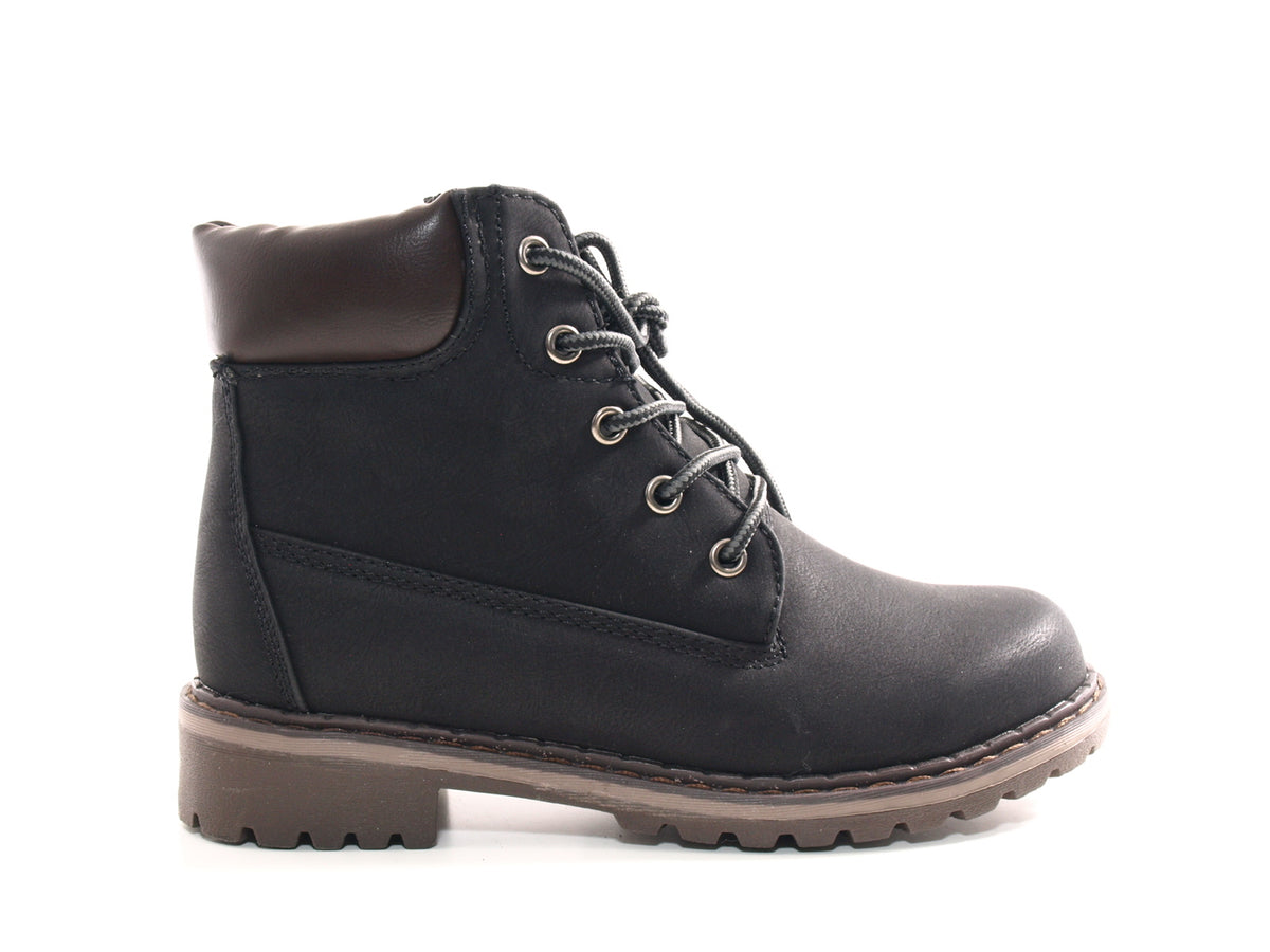 Bottines d'extérieur pour femmes, bottes d'hiver, noir # 602