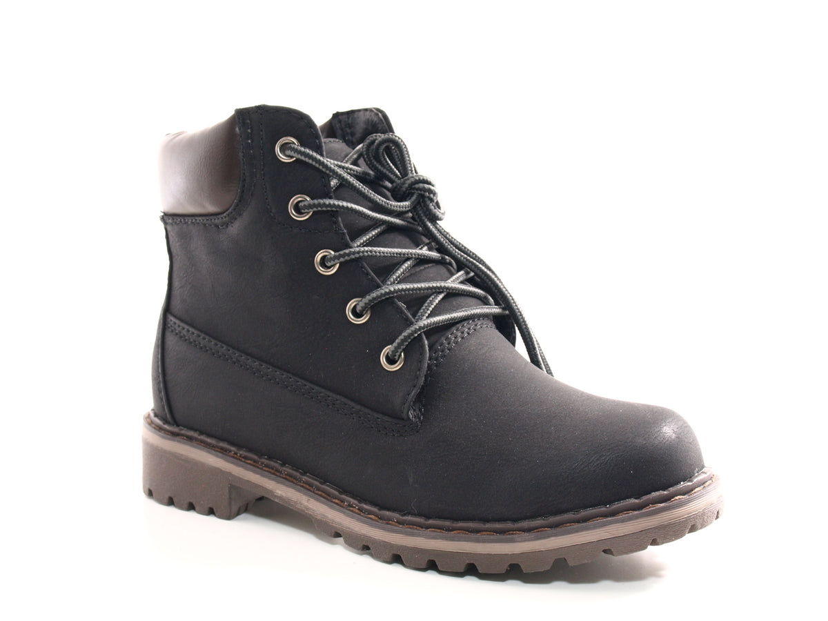 Bottines d'extérieur pour femmes, bottes d'hiver, noir # 602