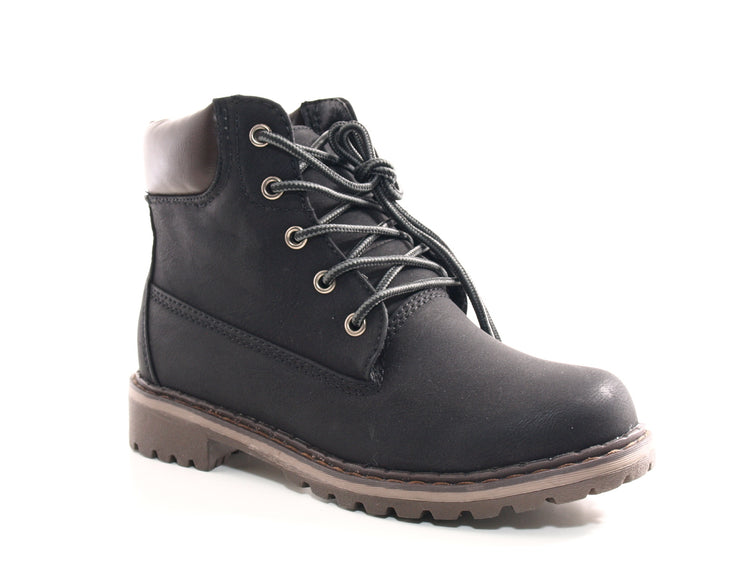 Bottines d'extérieur pour femmes, bottes d'hiver, noir # 602