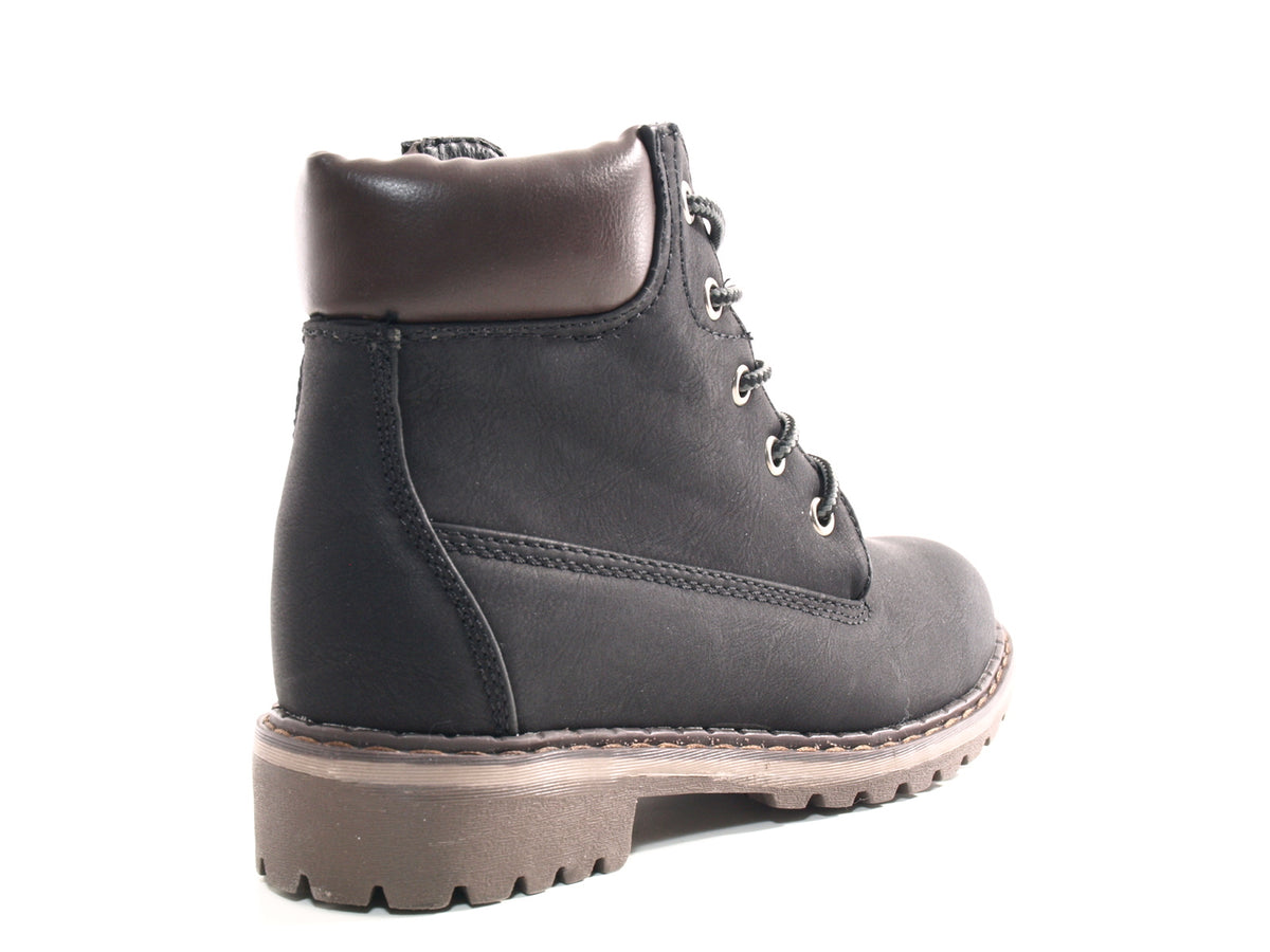 Bottines d'extérieur pour femmes, bottes d'hiver, noir # 602
