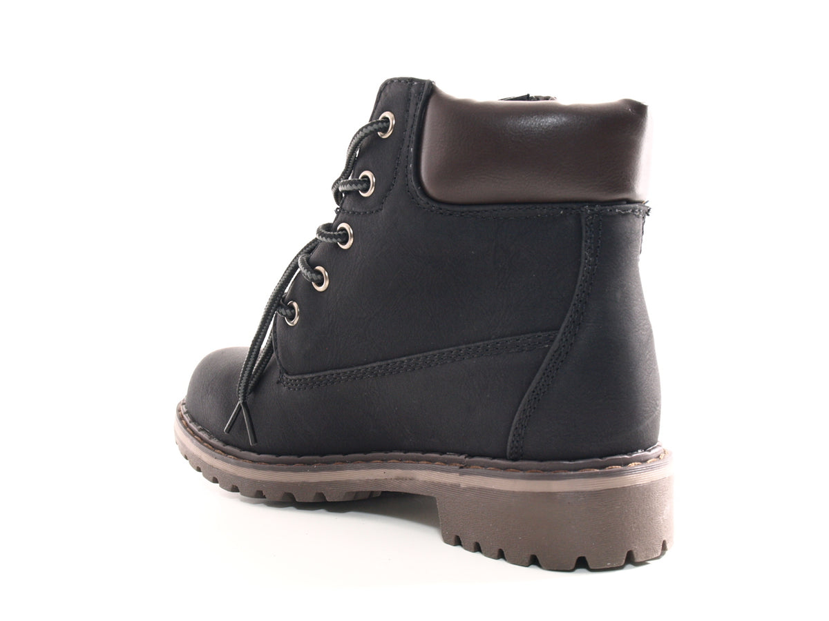 Bottines d'extérieur pour femmes, bottes d'hiver, noir # 602