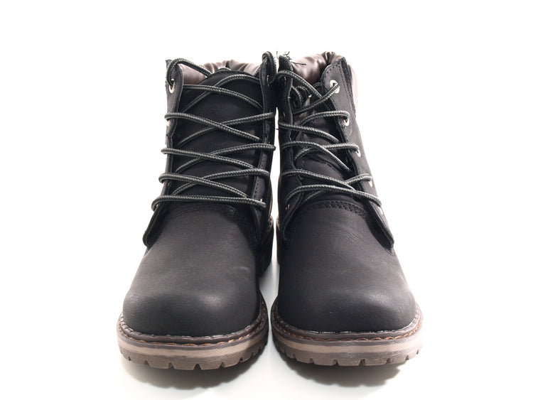 Bottines d'extérieur pour femmes, bottes d'hiver, noir # 602