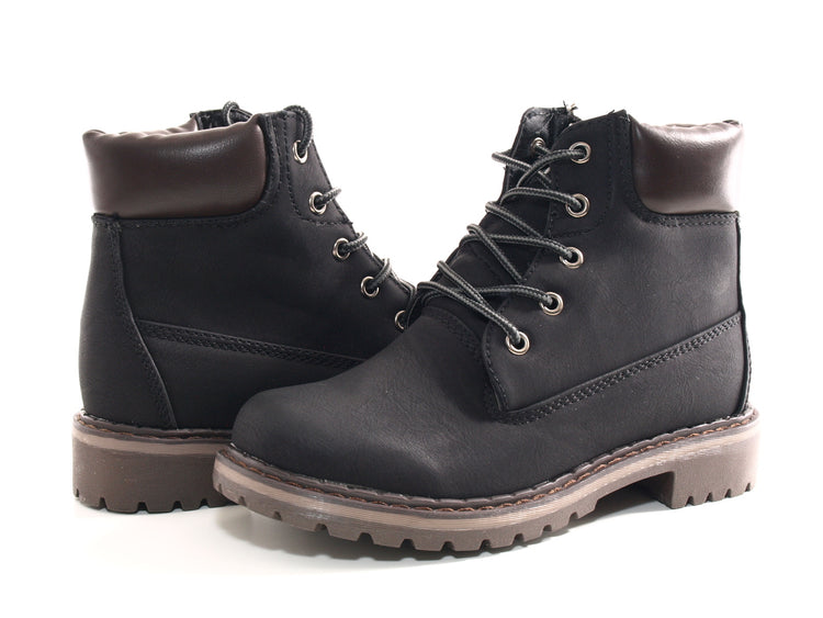 Women's outdoor winter ankle boots black # 602
