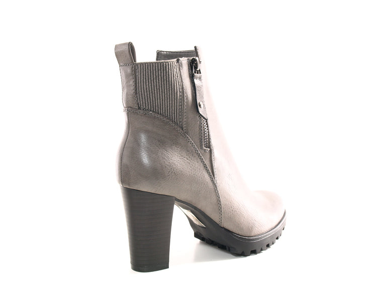 Bottines femme fourrées gris # 482