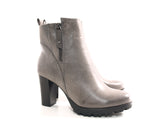 Damen Ankle Boots Stiefelette warm gefüttert Grey # 482