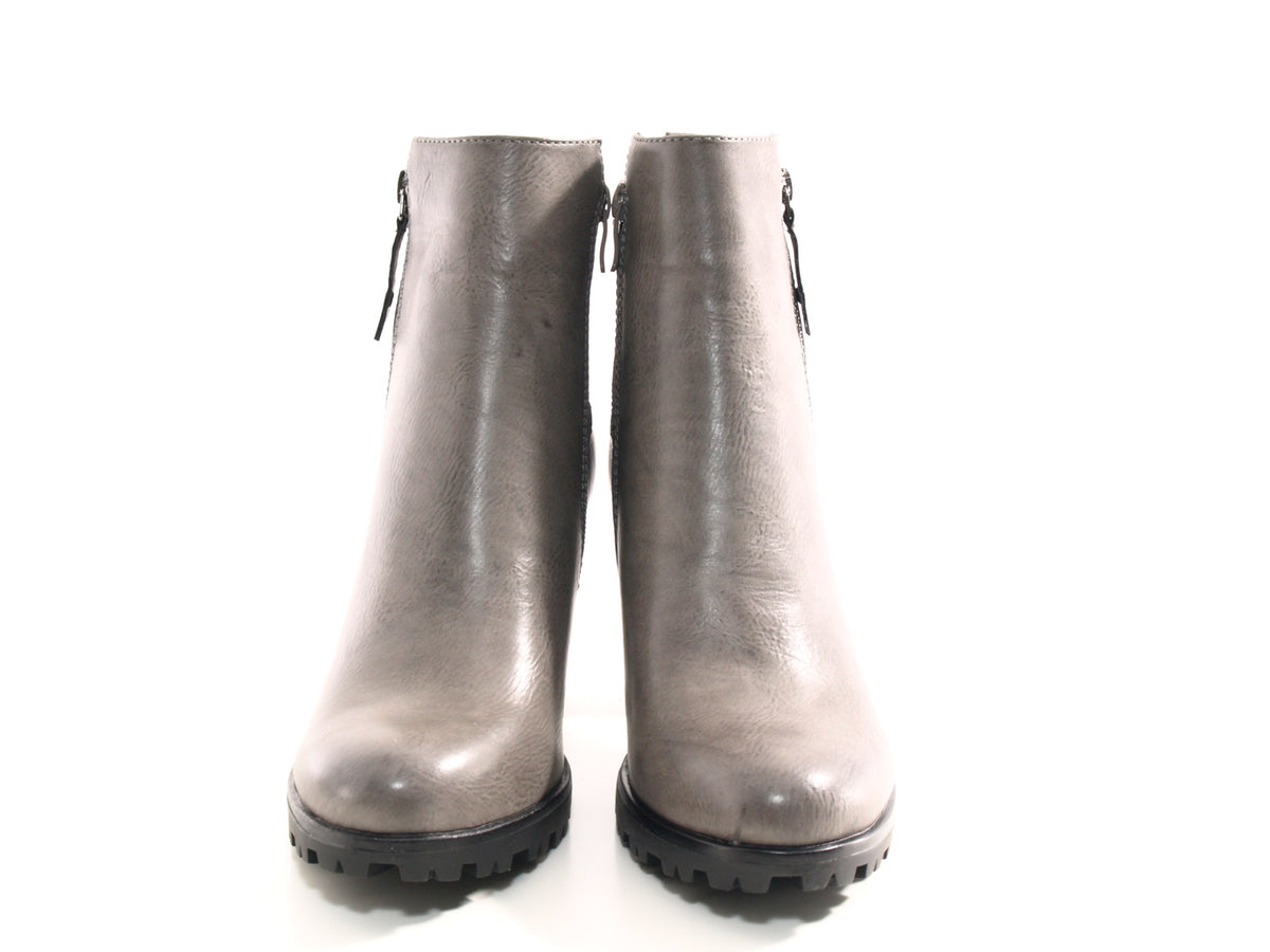 Bottines femme fourrées gris # 482