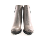 Damen Ankle Boots Stiefelette warm gefüttert Grey # 482