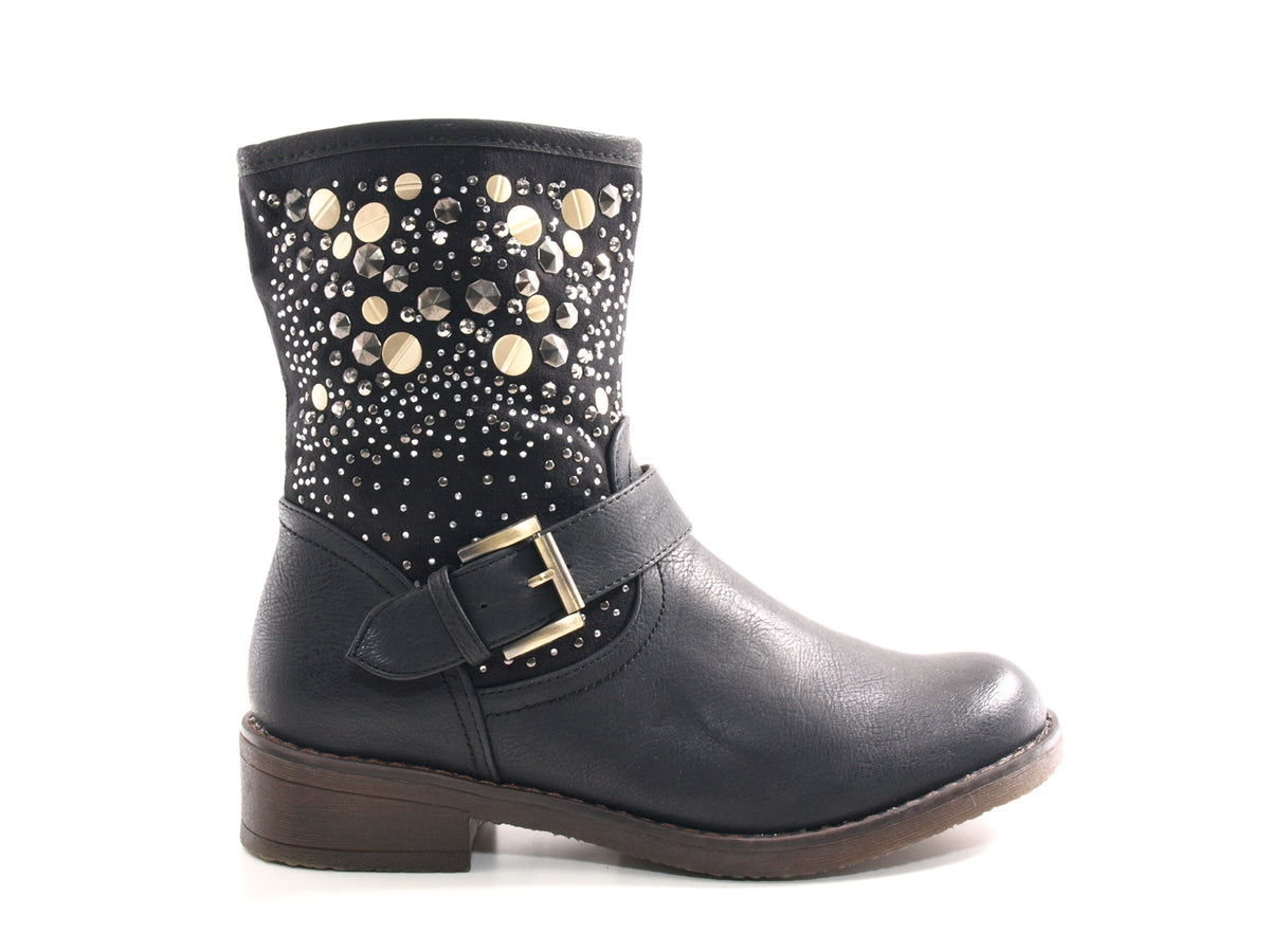 Women's ankle boots outdoor winter boots warm lined black # 549
