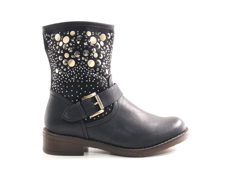 Women's ankle boots outdoor winter boots warm lined black # 549