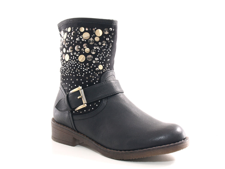 Women's ankle boots outdoor winter boots warm lined black # 549