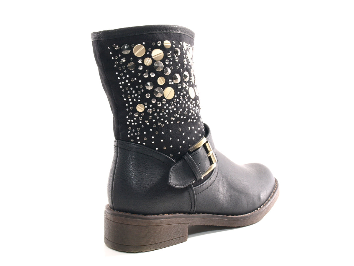 Women's ankle boots outdoor winter boots warm lined black # 549
