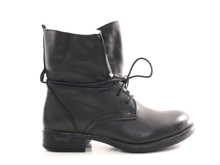 Women's ankle boots outdoor winter boots warm lined black # 094
