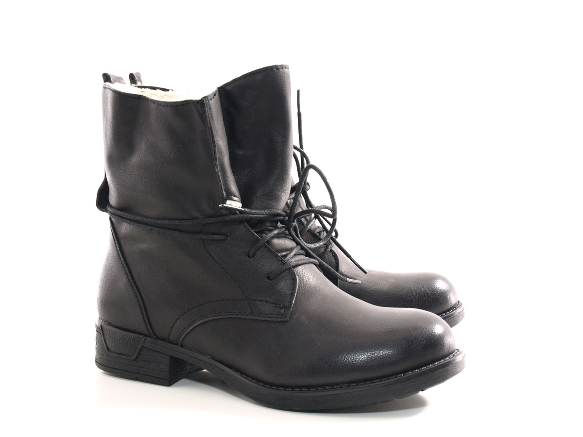 Women's ankle boots outdoor winter boots warm lined black # 094