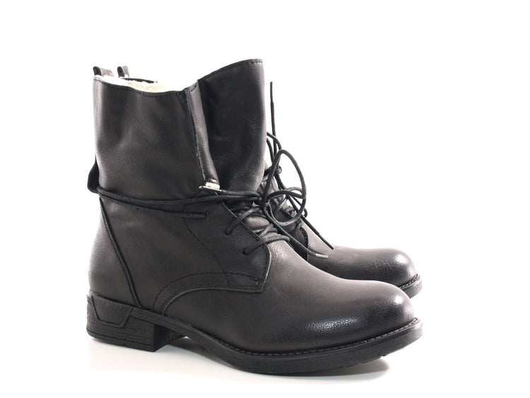 Women's ankle boots outdoor winter boots warm lined black # 094