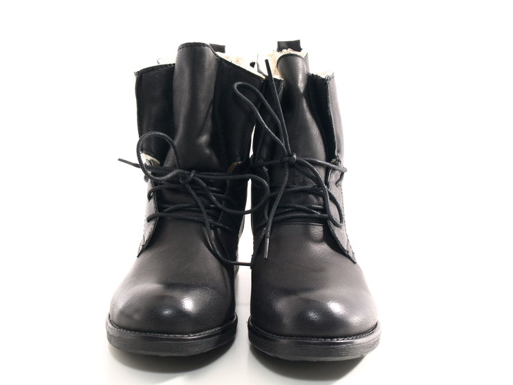 Women's ankle boots outdoor winter boots warm lined black # 094