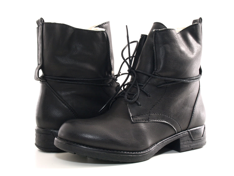 Women's ankle boots outdoor winter boots warm lined black # 094