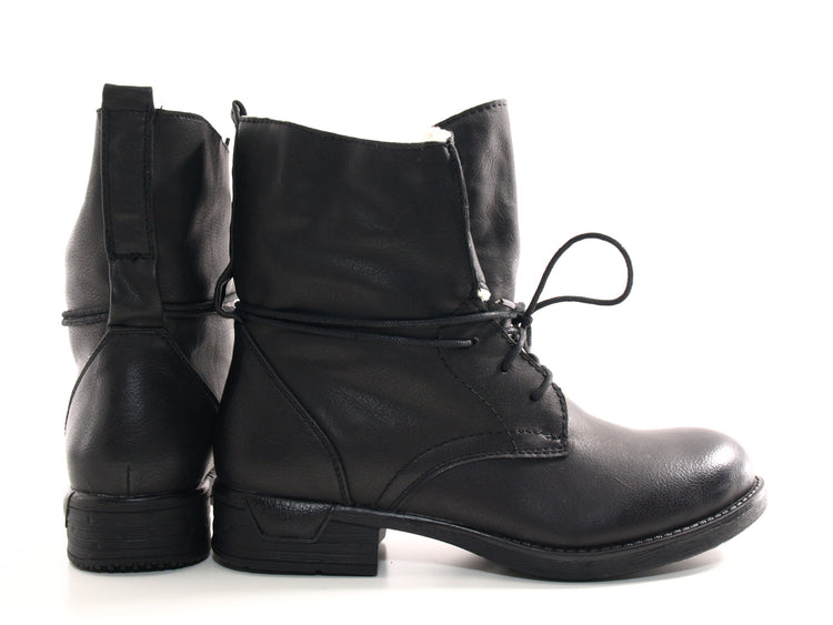 Women's ankle boots outdoor winter boots warm lined black # 094