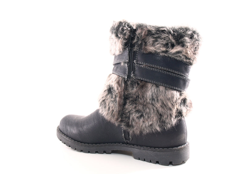 Women's ankle boots outdoor winter boots warm lined black # 166