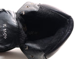 Damen Stiefel Schnürr Boots Outdoor Winterboots warm gefüttert Black # 443