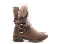 Damen Stiefeletten Boots Outdoor Winterboots warm gefüttert Brown # 051