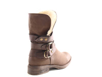 Damen Stiefeletten Boots Outdoor Winterboots warm gefüttert Brown # 051