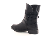 Damen Stiefeletten Boots Outdoor Winterboots warm gefüttert Black # 051