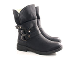 Damen Stiefeletten Boots Outdoor Winterboots warm gefüttert Black # 051