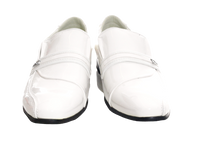 Herren Business Designer Halbschuhe Anzug Schuhe Abendschuhe Lack Optik White # 287-5