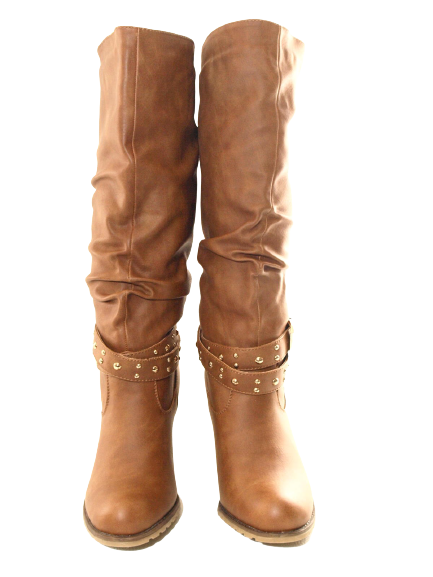 Bottes femme bottes d'hiver doublées chaud camel # 032