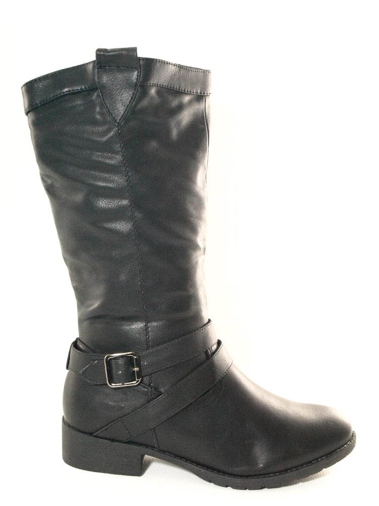 Women's boots winter boots warm lined black # 038