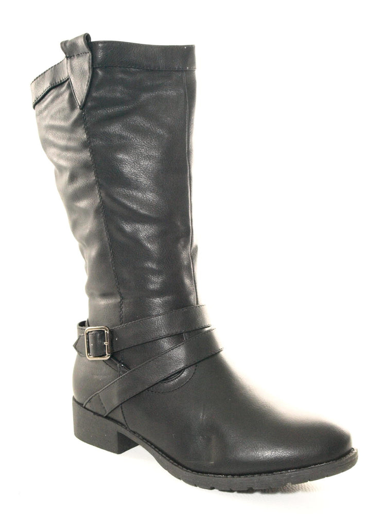 Women's boots winter boots warm lined black # 038