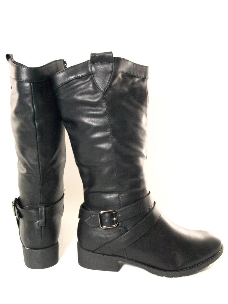 Women's boots winter boots warm lined black # 038