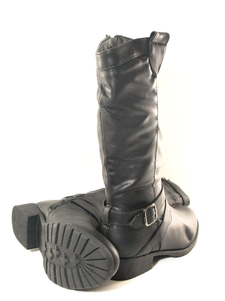 Women's boots winter boots warm lined black # 038