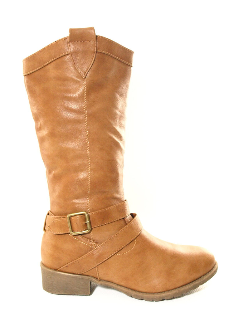 Women's boots winter boots warm lined camel # 038