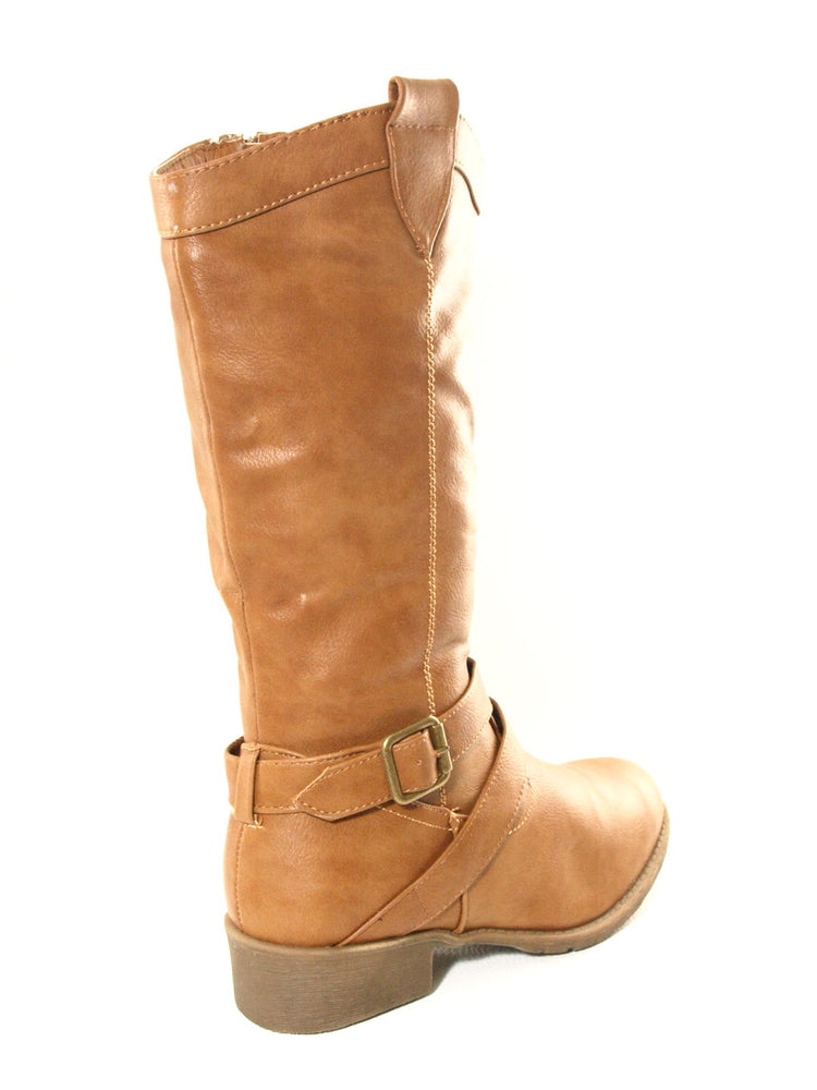 Women's boots winter boots warm lined camel # 038