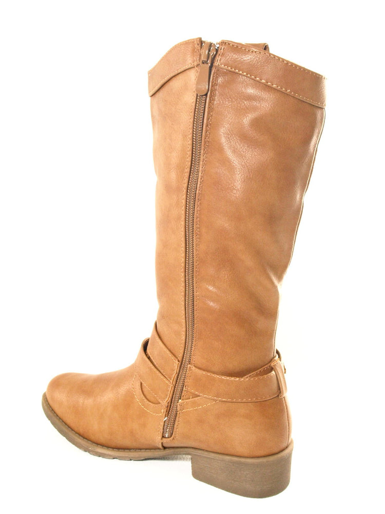 Women's boots winter boots warm lined camel # 038