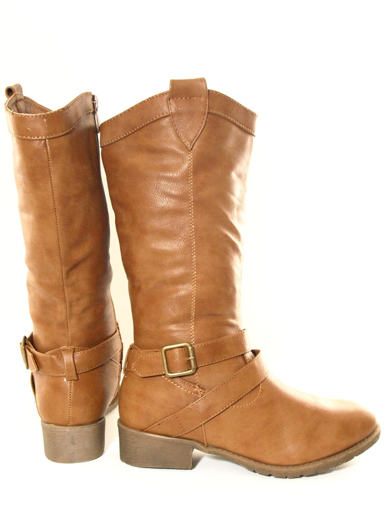 Women's boots winter boots warm lined camel # 038