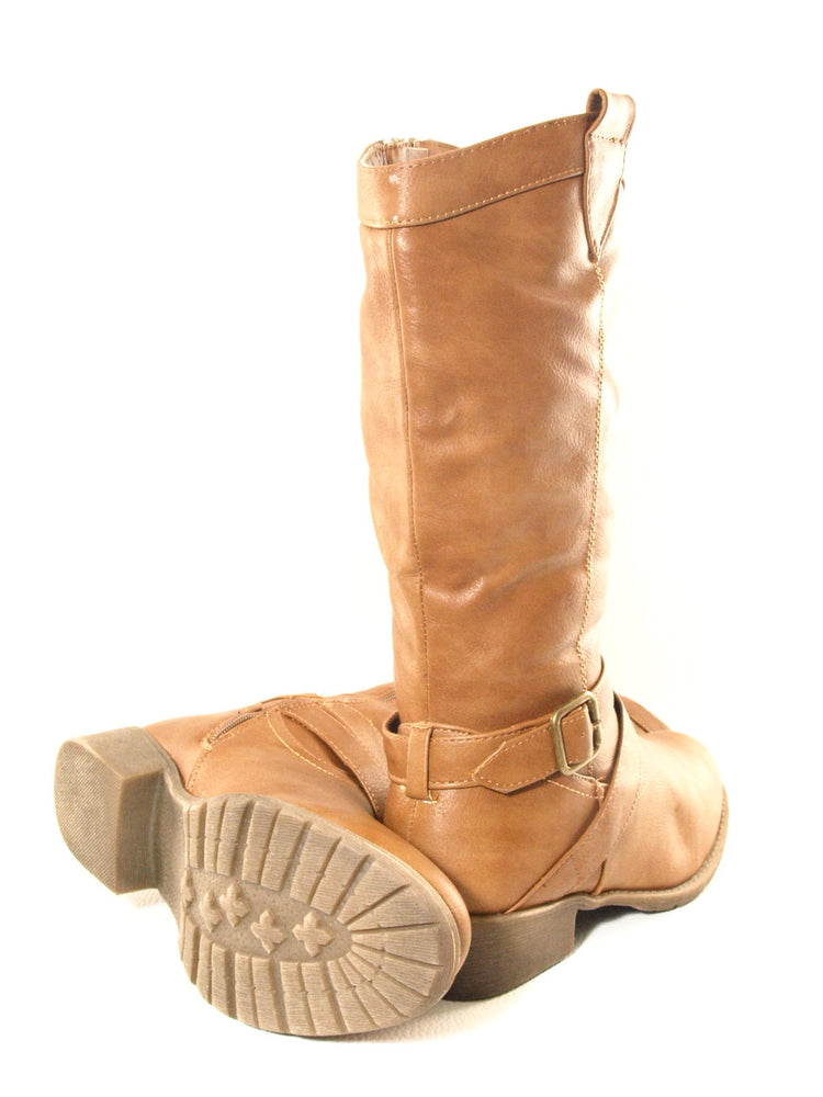 Women's boots winter boots warm lined camel # 038