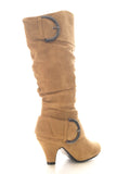 Damen Stiefel Camel # 026