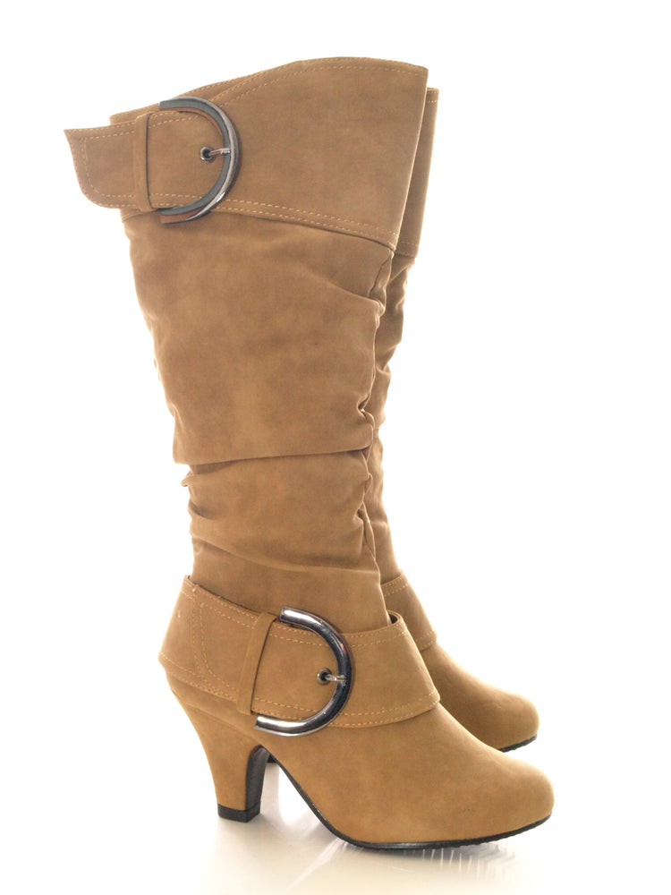 Bottes femme camel # 026