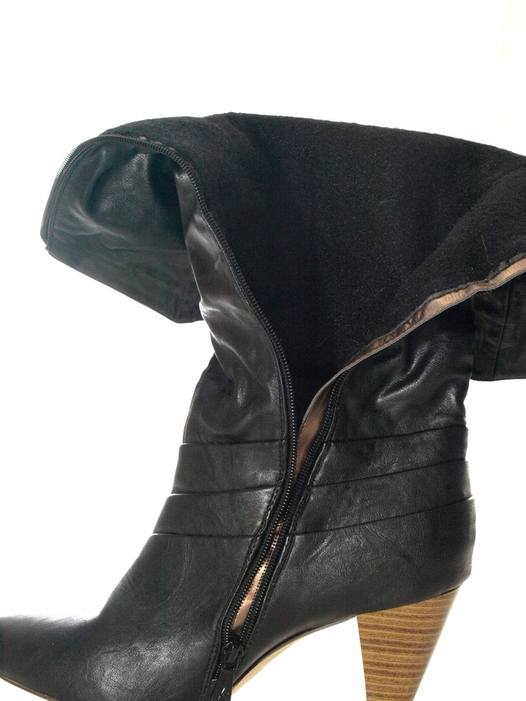 Bottes femme doublées chaud noir # 9059