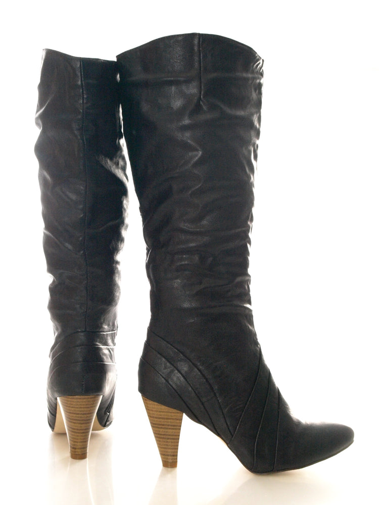 Bottes femme doublées chaud noir # 9059