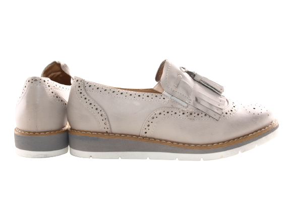 Chaussures de créateur pour femme, chaussures basses à lacets, chaussures compensées, gris, taille 37