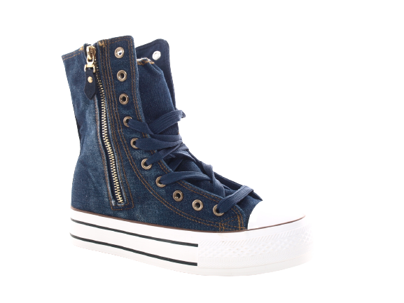 Baskets décontractées pour femmes chaussures de sport chaussures de running baskets look jean # 6626